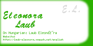 eleonora laub business card
